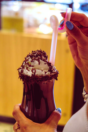 A strong cup of coffee for an energy boostの写真素材