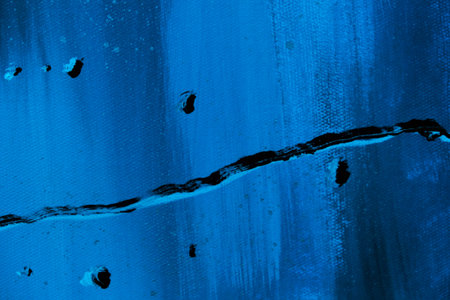 acrylic and oil background Abstract painted brush strokes texture backgroundの写真素材