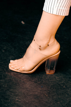 Alluring Gold and Diamond Wedding Bandsの写真素材