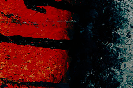 acrylic and oil background Abstract painted brush strokes texture background