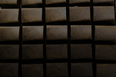 a lot of variety chocolate pralinesの写真素材