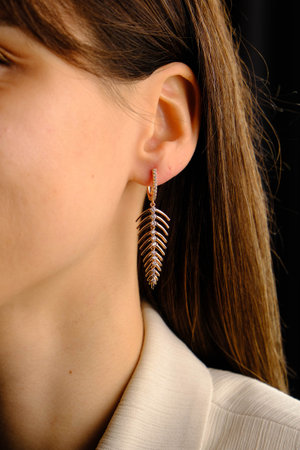 stylish jewelry like silver, gold, diamonds, precious stones.