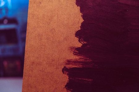 Hand Painted Grunge Texture Background, Vintage and Rustic Oil Painting Effects for Artistic Designの写真素材