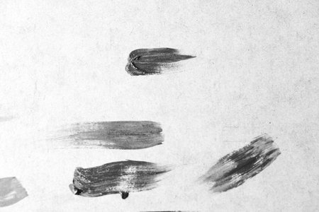 acrylic and oil background Abstract painted brush strokes texture backgroundの写真素材