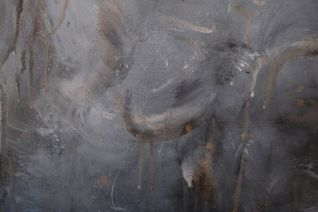 Hand Painted Grunge Texture Background, Vintage and Rustic Oil Painting Effects for Artistic Designの写真素材