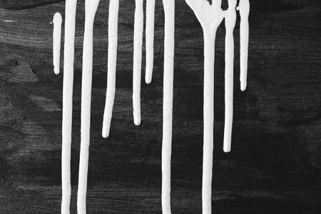 acrylic and oil background Abstract painted brush strokes texture backgroundの写真素材