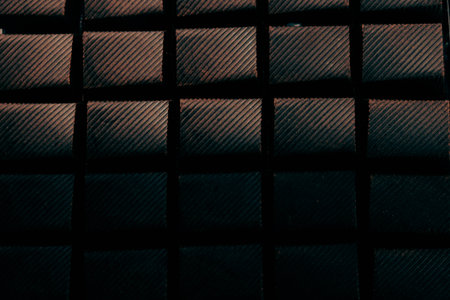 a lot of variety chocolate pralinesの写真素材