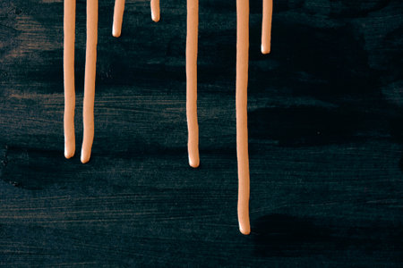 Hand Painted Grunge Texture Background, Vintage and Rustic Oil Painting Effects for Artistic Designの写真素材