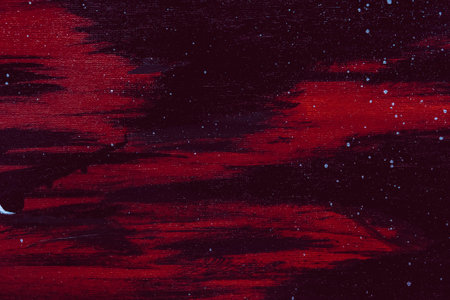 acrylic and oil background Abstract painted brush strokes texture backgroundの写真素材