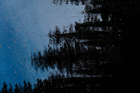 Hand Painted Grunge Texture Background, Vintage and Rustic Oil Painting Effects for Artistic Designの写真素材