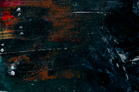 Hand Painted Grunge Texture Background, Vintage and Rustic Oil Painting Effects for Artistic Designの写真素材