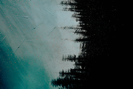 acrylic and oil background Abstract painted brush strokes texture backgroundの写真素材