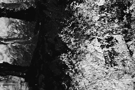 acrylic and oil background Abstract painted brush strokes texture backgroundの写真素材