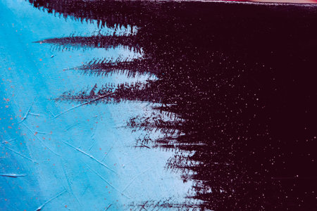 acrylic and oil background Abstract painted brush strokes texture backgroundの写真素材
