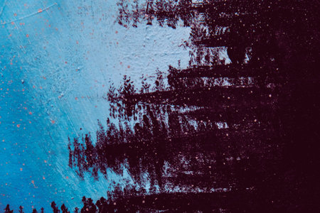 Hand Painted Grunge Texture Background, Vintage and Rustic Oil Painting Effects for Artistic Designの写真素材