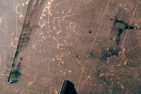 Hand Painted Grunge Texture Background, Vintage and Rustic Oil Painting Effects for Artistic Designの写真素材