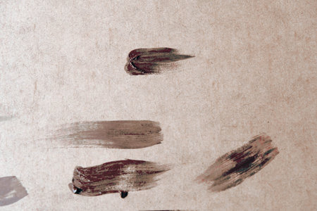 acrylic and oil background Abstract painted brush strokes texture backgroundの写真素材