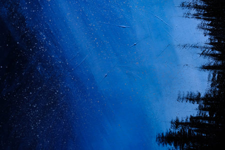 acrylic and oil background Abstract painted brush strokes texture backgroundの写真素材