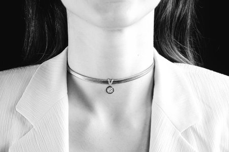 Beautiful Gold and Diamond Cocktail Jewelryの写真素材