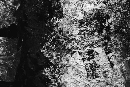 acrylic and oil background Abstract painted brush strokes texture backgroundの写真素材