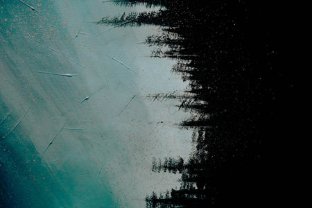 Hand Painted Grunge Texture Background, Vintage and Rustic Oil Painting Effects for Artistic Designの写真素材