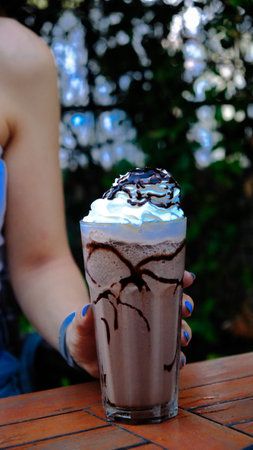 A perfect cup of coffee to start your dayの写真素材