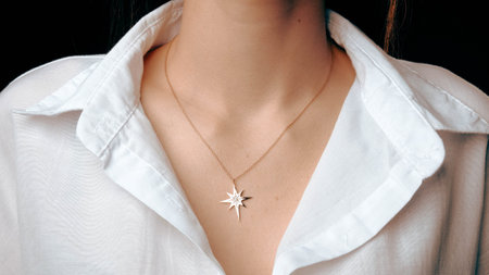 Elegant Gold and Diamond Pendant Necklaces