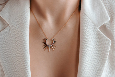 Sparkling Jewelry Sets: Gold, Diamonds, and Gemstonesの写真素材