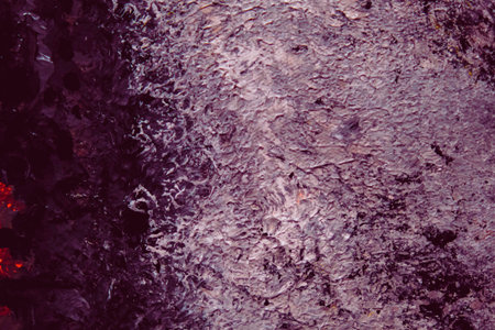 Hand Painted Grunge Texture Background, Vintage and Rustic Oil Painting Effects for Artistic Designの写真素材