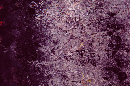 acrylic and oil background Abstract painted brush strokes texture backgroundの写真素材