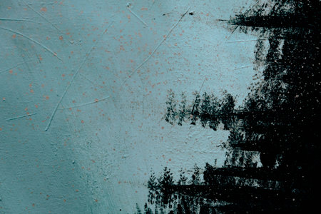 Hand Painted Grunge Texture Background, Vintage and Rustic Oil Painting Effects for Artistic Designの写真素材