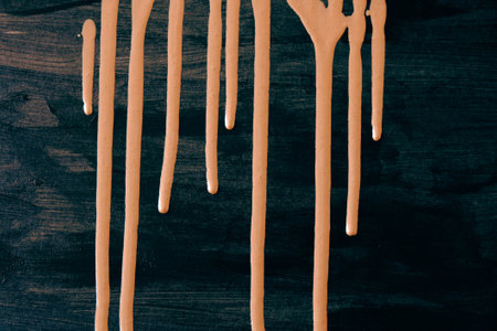 acrylic and oil background Abstract painted brush strokes texture backgroundの写真素材