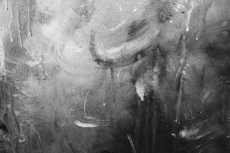 acrylic and oil background Abstract painted brush strokes texture backgroundの写真素材