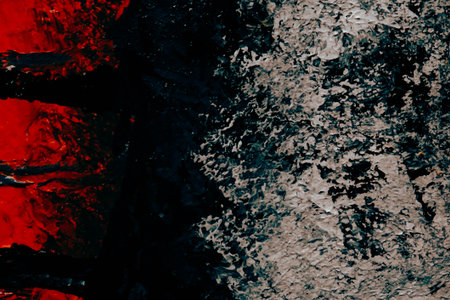 Hand Painted Grunge Texture Background, Vintage and Rustic Oil Painting Effects for Artistic Designの写真素材