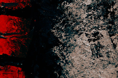 acrylic and oil background Abstract painted brush strokes texture backgroundの写真素材