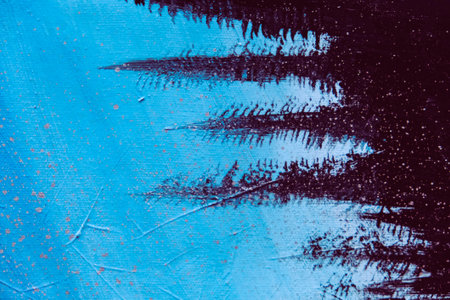 acrylic and oil background Abstract painted brush strokes texture backgroundの写真素材