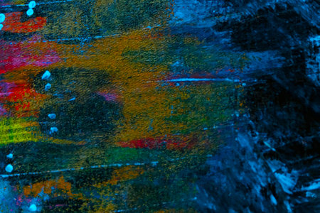 Hand Painted Grunge Texture Background, Vintage and Rustic Oil Painting Effects for Artistic Designの写真素材