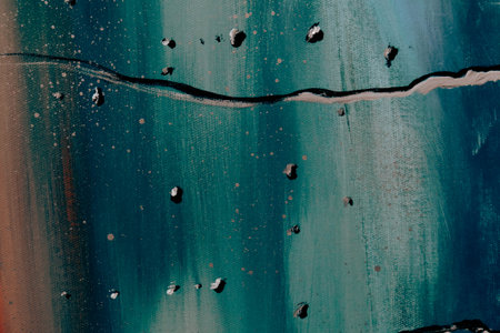 Hand Painted Grunge Texture Background, Vintage and Rustic Oil Painting Effects for Artistic Designの写真素材