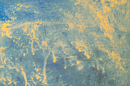 acrylic and oil background Abstract painted brush strokes texture backgroundの写真素材