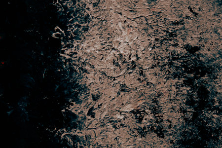 acrylic and oil background Abstract painted brush strokes texture backgroundの写真素材