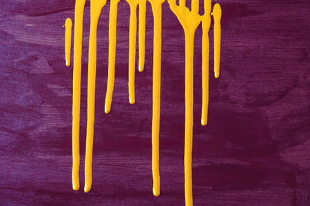 acrylic and oil background Abstract painted brush strokes texture backgroundの写真素材