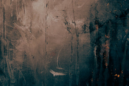 acrylic and oil background Abstract painted brush strokes texture backgroundの写真素材