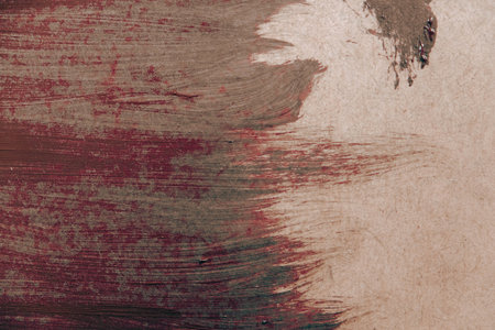 Hand Painted Grunge Texture Background, Vintage and Rustic Oil Painting Effects for Artistic Designの写真素材