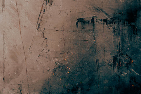 acrylic and oil background Abstract painted brush strokes texture backgroundの写真素材