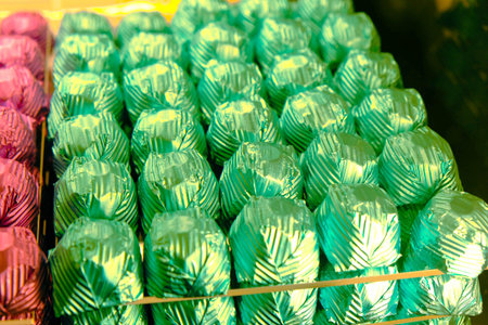 a lot of variety chocolate pralines