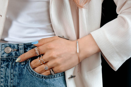 luxury gold and diamond jewelery