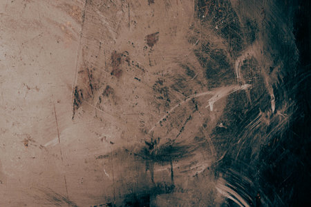 Hand Painted Grunge Texture Background, Vintage and Rustic Oil Painting Effects for Artistic Designの写真素材