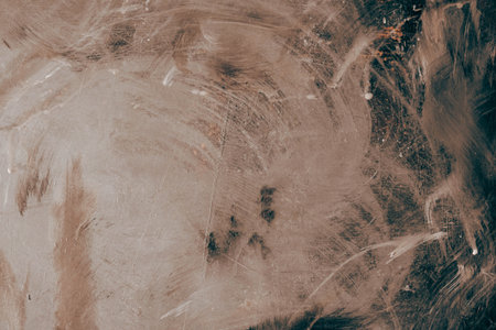 Hand Painted Grunge Texture Background, Vintage and Rustic Oil Painting Effects for Artistic Designの写真素材