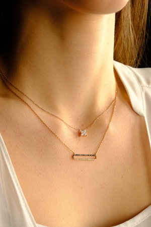 stylish jewelry like silver, gold, diamonds, precious stones.