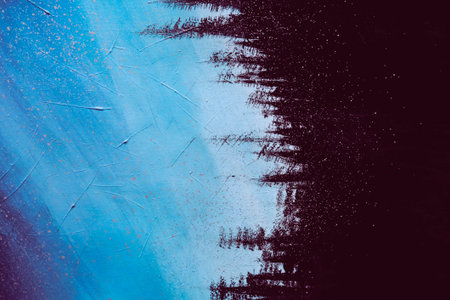 acrylic and oil background Abstract painted brush strokes texture backgroundの写真素材